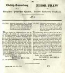Gesetz-Sammlung für die Königlichen Preussischen Staaten. 1843 No8