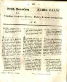 Gesetz-Sammlung für die Königlichen Preussischen Staaten. 1852.05.15 No12