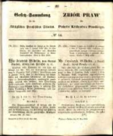 Gesetz-Sammlung für die Königlichen Preussischen Staaten. 1852.05.22 No14