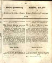 Gesetz-Sammlung für die Königlichen Preussischen Staaten. 1852.06.24 No24