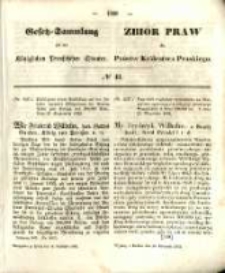 Gesetz-Sammlung für die Königlichen Preussischen Staaten. 1852.11.10 No43