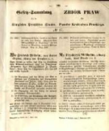 Gesetz-Sammlung für die Königlichen Preussischen Staaten. 1857.04.07 No17