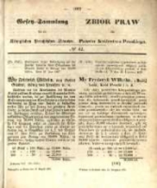 Gesetz-Sammlung für die Königlichen Preussischen Staaten. 1857.08.13 No42