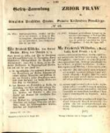 Gesetz-Sammlung für die Königlichen Preussischen Staaten. 1857.08.31 No46