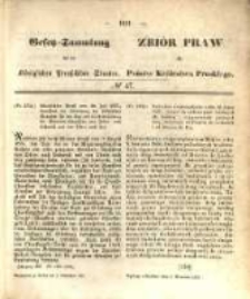 Gesetz-Sammlung für die Königlichen Preussischen Staaten. 1857.09.02 No47