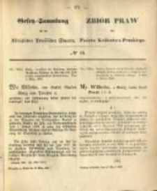 Gesetz-Sammlung für die Königlichen Preussischen Staaten. 1868.03.16 No16