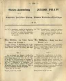 Gesetz-Sammlung für die Königlichen Preussischen Staaten. 1868.07.31 No51