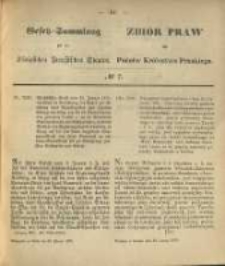 Gesetz-Sammlung für die Königlichen Preussischen Staaten. 1870.02.23 No7