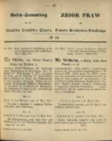 Gesetz-Sammlung für die Königlichen Preussischen Staaten. 1870.03.24 No16