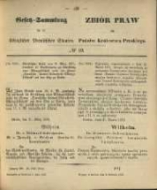Gesetz-Sammlung für die Königlichen Preussischen Staaten. 1870.04.04 No19