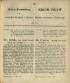 Gesetz-Sammlung für die Königlichen Preussischen Staaten. 1870.04.16 No21