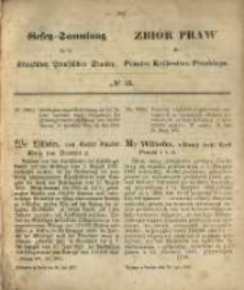 Gesetz-Sammlung f&uuml;r die K&ouml;niglichen Preussischen Staaten. 1870.07.29 No33