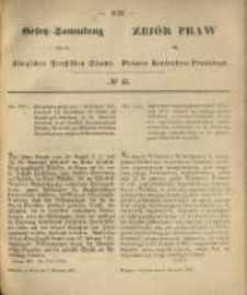 Gesetz-Sammlung für die Königlichen Preussischen Staaten. 1870.11.05 No45