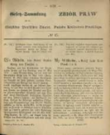 Gesetz-Sammlung für die Königlichen Preussischen Staaten. 1870.11.25 No47