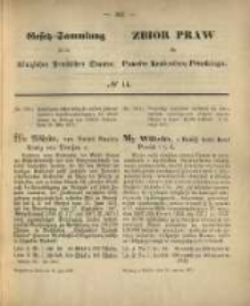 Gesetz-Sammlung für die Königlichen Preussischen Staaten. 1871.06.10 No14