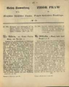 Gesetz-Sammlung für die Königlichen Preussischen Staaten. 1871.07.11 No19