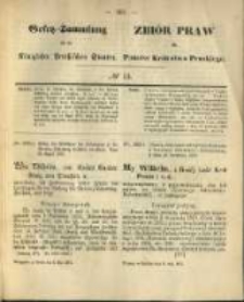Gesetz-Sammlung für die Königlichen Preussischen Staaten. 1875.05.08 No13