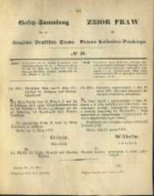 Gesetz-Sammlung für die Königlichen Preussischen Staaten. 1875.06.09 No16