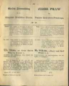 Gesetz-Sammlung für die Königlichen Preussischen Staaten. 1875.06.26 No19