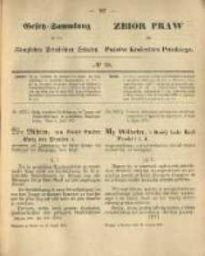Gesetz-Sammlung für die Königlichen Preussischen Staaten. 1875.08.12 No38