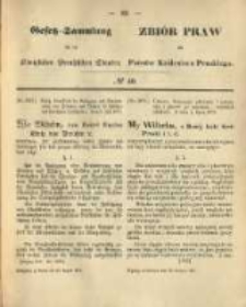 Gesetz-Sammlung für die Königlichen Preussischen Staaten. 1875.08.20 No40