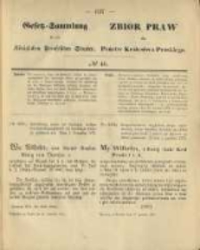 Gesetz-Sammlung für die Königlichen Preussischen Staaten. 1875.12.17 No46