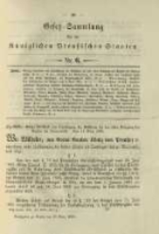 Gesetz-Sammlung für die Königlichen Preussischen Staaten. 1896.03.28 No6