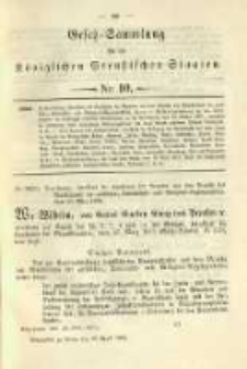 Gesetz-Sammlung für die Königlichen Preussischen Staaten. 1896.04.30 No10