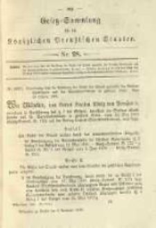 Gesetz-Sammlung für die Königlichen Preussischen Staaten. 1896.11.04 No28