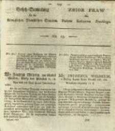 Gesetz-Sammlung für die Königlichen Preussischen Staaten. 1825 No13