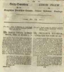 Gesetz-Sammlung für die Königlichen Preussischen Staaten. 1825 No14