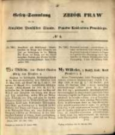 Gesetz-Sammlung für die Königlichen Preussischen Staaten. 1869.01.14 No4