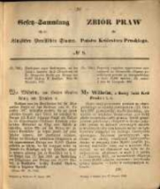 Gesetz-Sammlung für die Königlichen Preussischen Staaten. 1869.01.27 No8