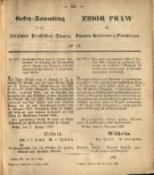 Gesetz-Sammlung für die Königlichen Preussischen Staaten. 1869.02.13 No14