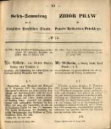Gesetz-Sammlung für die Königlichen Preussischen Staaten. 1869.02.16 No15