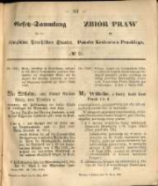 Gesetz-Sammlung für die Königlichen Preussischen Staaten. 1869.03.10 No21