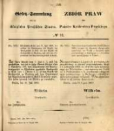 Gesetz-Sammlung für die Königlichen Preussischen Staaten. 1869.08.14 No52