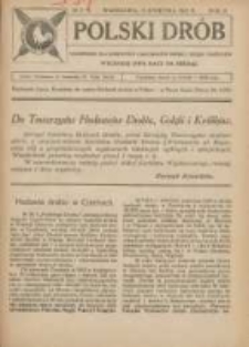 Polski Drób: czasopismo dla hodowców i miłośników drobiu, gołębi i królików 1923.04.15 R.2 Nr7/8