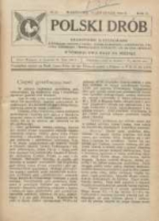 Polski Drób: czasopismo ilustrowane poświęcone hodowli drobiu, gołębi rasowych i pocztowych, ptactwa ozdobnego i śpiewającego, królików i in. małych zwierząt 1923.11.15 R.2 Nr21