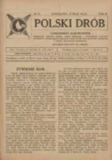 Polski Dr&oacute;b: czasopismo ilustrowane poświęcone hodowli drobiu, gołębi rasowych i pocztowych, ptactwa ozdobnego i śpiewającego, kr&oacute;likow, ps&oacute;w, kot&oacute;w oraz sprawom przemysłu i handlu produktami drobiowemi 1924.05.18 R.3 Nr10