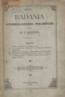 Badania gynekologiczno-położnicze