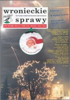 Wronieckie Sprawy 1999.01.15-29 R.9 Nr1(108)