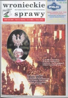 Wronieckie Sprawy 1999.11.10 R.10 Nr20(127)
