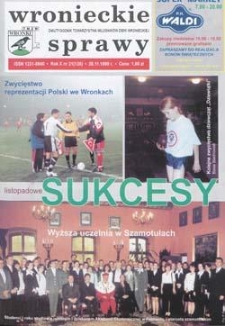 Wronieckie Sprawy 1999.11.25 R.10 Nr21(128)