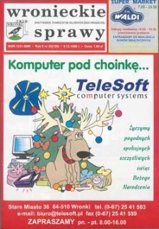 Wronieckie Sprawy 1999.12.09 R.10 Nr22(129)