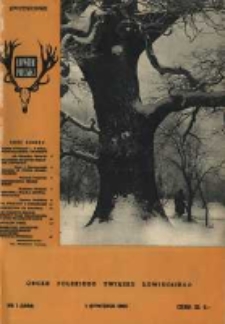 Łowiec Polski 1965 Nr1