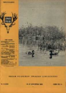 Łowiec Polski 1968 Nr8