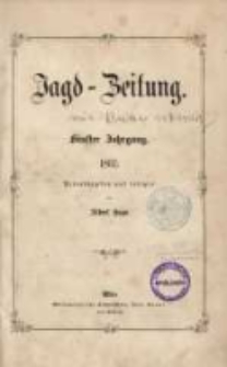 Jagd-Zeitung. Spis treści. Rok 1862.