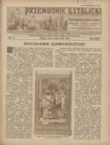 Przewodnik Katolicki: pismo ilustrowane dla Rodzin katolickich z dodatkami "Opiekun Dziatek", "Gospodarstwo", "Moja bibljoteka" 1925.07.05 R.31 Nr27