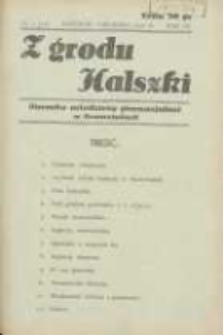 Z Grodu Halszki: pisemko młodzieży gimnazjalnej w Szamotułach 1932 listopad/grudzień R.3 Nr2